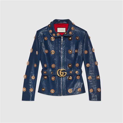 giacchetto gucci pelle|giacca gucci donna.